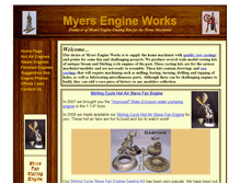 Tablet Screenshot of myersengines.com